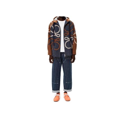  LOEWE羅意威 22年秋冬 男士 休閑褲 Patched denim trousers in cotton H526Y11X06-5400