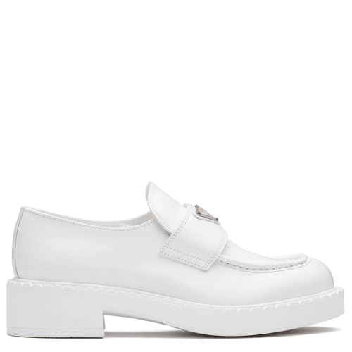 PRADA/普拉達  女士白色亮面皮革樂福鞋1D246M_ULS_F0009_F_B050