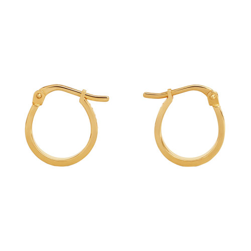 CELINE/賽琳 22新款 女士金色黃銅字母雕刻圓形耳環(huán)460FJ6BRA.35OR