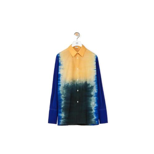  LOEWE羅意威 22年秋冬 男士 針織衫 Tie-dye shirt in wool H526Y05W58-5389