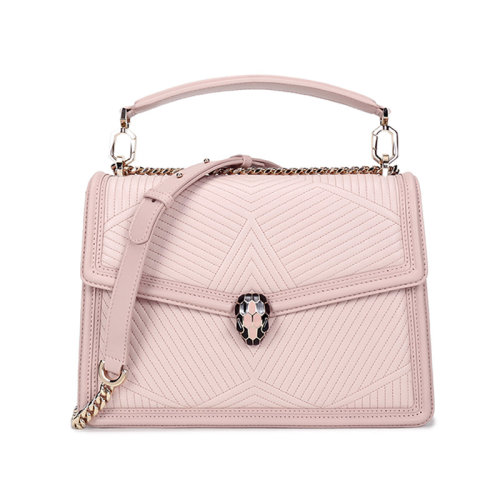 BVLGARI/寶格麗 女士SERPENTIFOREVER系列羊皮/牛皮手提單肩斜挎包287387