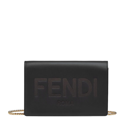 FENDI/芬迪 鏈帶皮夾迷你牛皮革手袋 8BS006 AAYZ