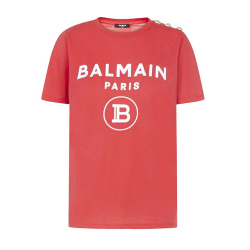 BALMAIN/巴爾曼  經(jīng)典百搭女士短袖T恤TF11350I386 OAG