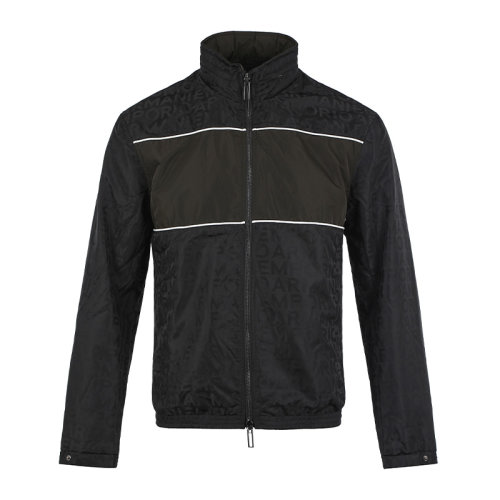 Emporio Armani/安普里奧阿瑪尼21新品字母徽標(biāo)立領(lǐng)雙面穿男士夾克外套6K1BP91NWEZ