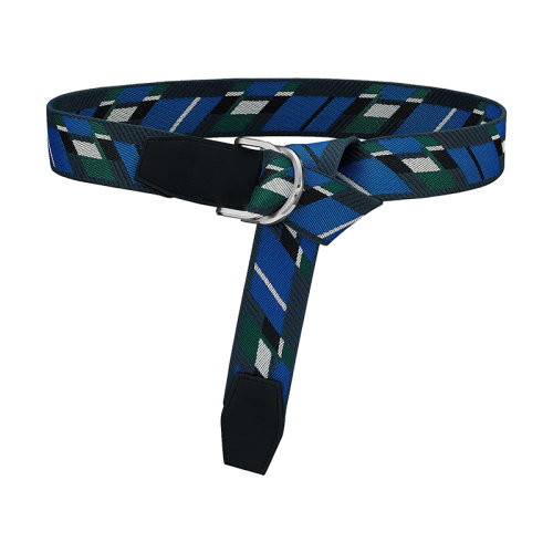 HERMES/愛馬仕 Sangle Duo 海藍色/深藍色小牛皮 雙面男士皮帶 40毫米H081129CBZ7M