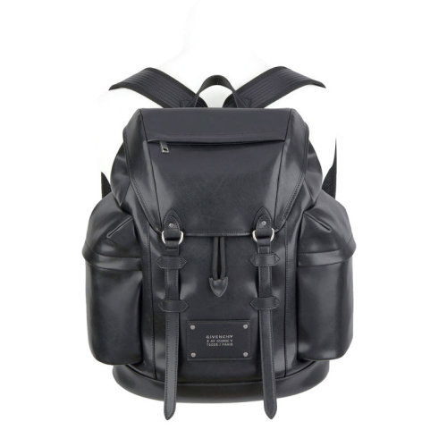 Givenchy/紀梵希 男女同款 黑色皮革時尚背包雙肩包 BK5052K0KT-001