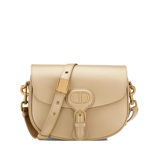 DIOR/迪奧 經(jīng)典款BOBBY系列 繩子色小牛皮翻蓋式中號(hào)斜跨單肩包 M9319UMOL_M39U