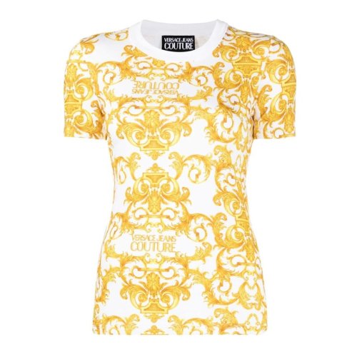  VERSACE JEANS COUTURE 女士印花棉質(zhì)短袖T恤 B2HWA708 S0155 003 PLFSX
