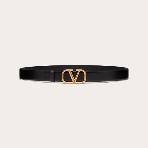  VALENTINO華倫天奴 22年秋冬 男士 腰帶 Ceinture VLogo Signature en veau 2Y2T0Q90ECU0NO