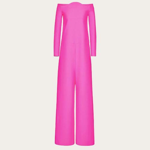  VALENTINO華倫天奴 22年秋冬 女士 連體褲 COMBINAISON EN CREPE COUTURE 1B0VE2421CFUWT