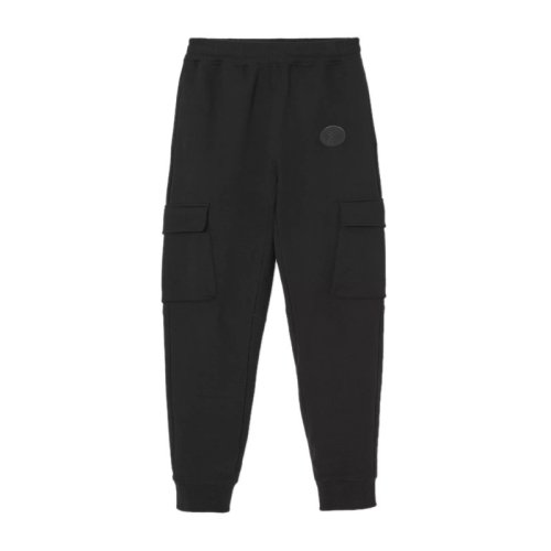  BURBERRY/博柏利 女士黑色棉質(zhì)休閑運動褲 8007167 PLFSX