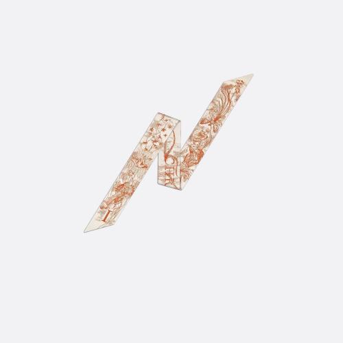  DIOR迪奧 22年秋冬 女士 絲巾 ABCDior Mitzah 絲巾 11ABC106I600_C270