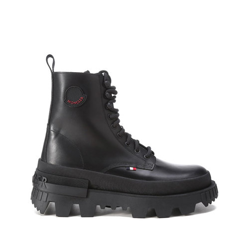 Moncler/蒙克萊【22春夏新款】男士皮革系帶厚底靴子短靴馬丁靴 4F70700 019A6
