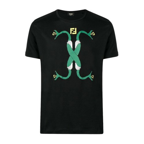  FENDI/芬迪 男士印花棉質(zhì)短袖T恤 FAF532 A78K F0GME PLFSX