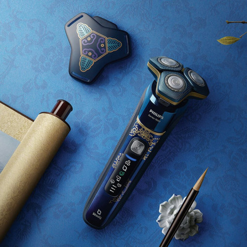 Philips/飛利浦 電動(dòng)剃須刀刮胡刀胡須刀男士國家博物館國博衍藝經(jīng)典款【大雅名仕】【情人節(jié)禮物】 國博經(jīng)典款大雅名士S7888【新品】 線清潔