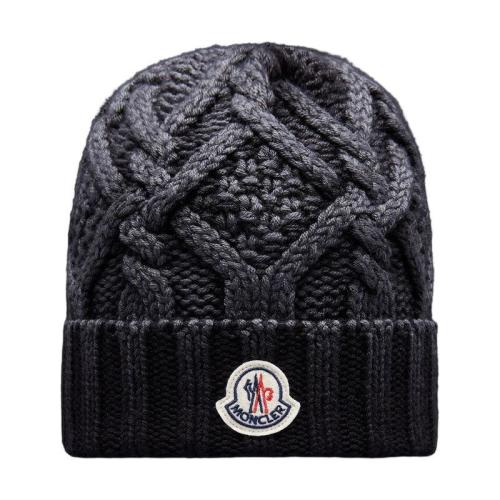  MONCLER蒙可蒙克萊 22年秋冬 男士 帽子 Wool Beanie H20913B0004804629999