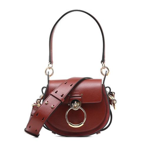 CHLOE/克洛伊21新品Tess光面牛皮革女士單肩斜挎包CHC18WS153A