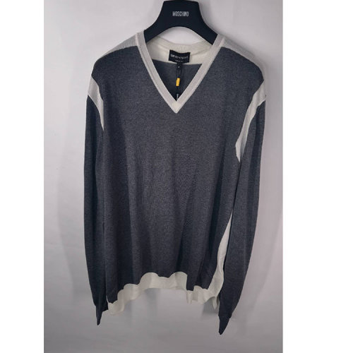 Emporio Armani/安普里奧阿瑪尼灰色男士針織衫  R1M24MR121M 012