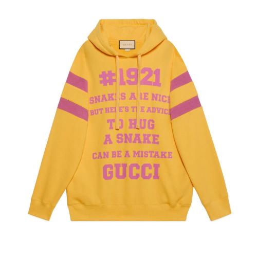  GUCCI古馳 22年秋冬 女士 “1921”印花連帽衛(wèi)衣 683276 XJD3E 7256