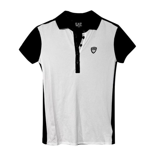Emporio Armani/安普里奧阿瑪尼/男士短POLO  黑白拼色