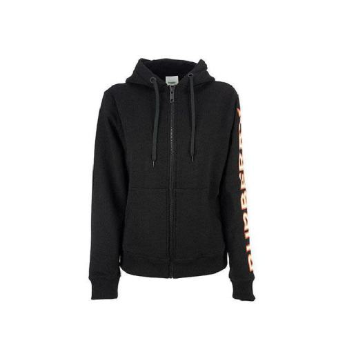  BURBERRY/博柏利 黑色徽標印花拉鏈帽衫 80366911