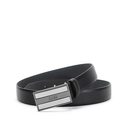 HUGO BOSS/雨果博斯  男士牛皮板扣式皮帶腰帶 50455096