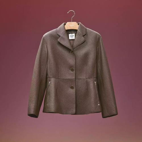  HERMES愛(ài)馬仕 22年秋冬 女士 夾克 Veste equestre en cuir H2H1214D0BL34
