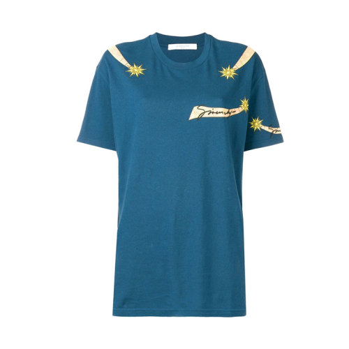 Givenchy/紀梵希 女裝  女士棉質(zhì)圓領(lǐng)時尚百搭春夏短袖T恤 BW70603Z1E-404