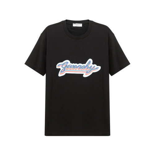 Givenchy/紀梵希 2021款 男士短袖T恤 男士棉質(zhì)圓領(lǐng)短袖T恤 BM71123002