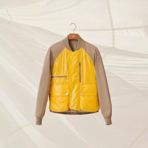  HERMES愛馬仕 22年秋冬 男士 夾克 Blouson bord-cote reversible H252320HDUA48