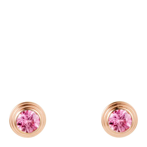 CARTIER/卡地亞 SAPHIRS LéGERS DE CARTIER系列女士玫瑰金色18K金鑲嵌粉色藍寶石耳飾耳釘耳環(huán) B8043400【預售4-5周發(fā)貨】