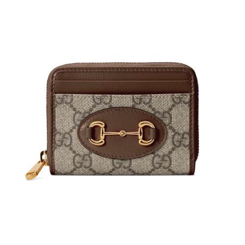  GUCCI古馳 22年秋冬 女士 Gucci 馬銜扣1955系列卡片夾 658549 92TCG 8563