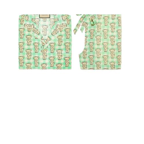  GUCCI古馳 22年秋冬 男士 Gucci HA HA HA特別系列睡衣套裝 719307 ZALKR 9194