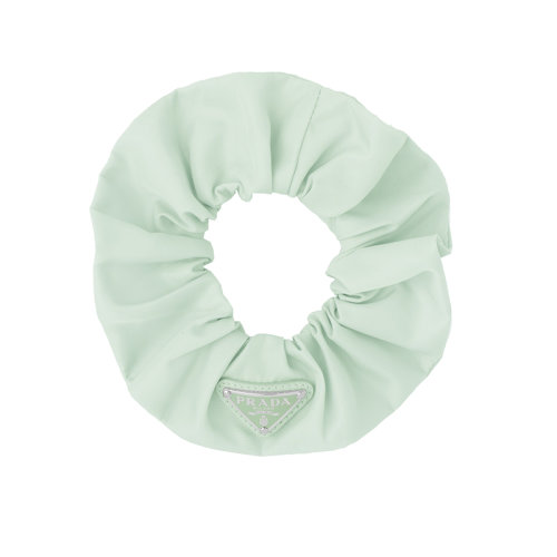 PRADA/普拉達(dá)女士水綠色再生尼龍發(fā)束圈1IF015_2DMI_F0934