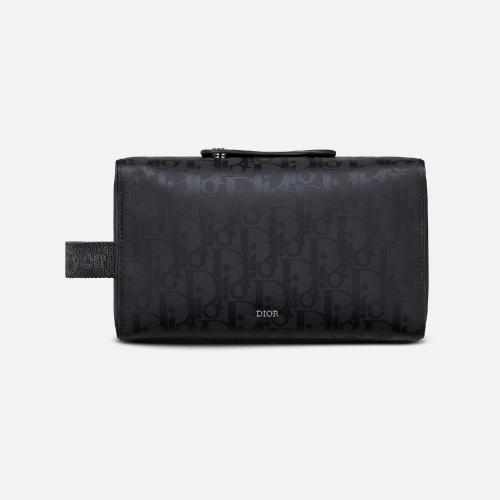  DIOR迪奧 22年秋冬 男士 手拿包 Dior Lingot 洗漱包 2ADCA418SWC_H00N