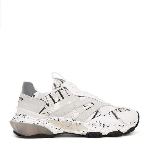 Valentino/華倫天奴 男士白色經(jīng)典logo款男士休閑運動鞋 男鞋