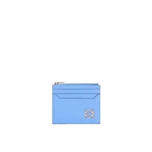  LOEWE羅意威 22年秋冬 女士 卡包 Anagram square zip cardholder in pebble grain calfskin C