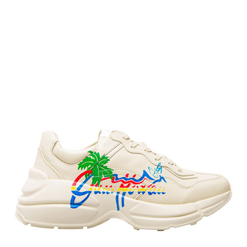 GUCCI/古馳 女士時尚印花老爹鞋運動鞋跑步鞋休閑鞋女鞋 630650-DRW00-9522