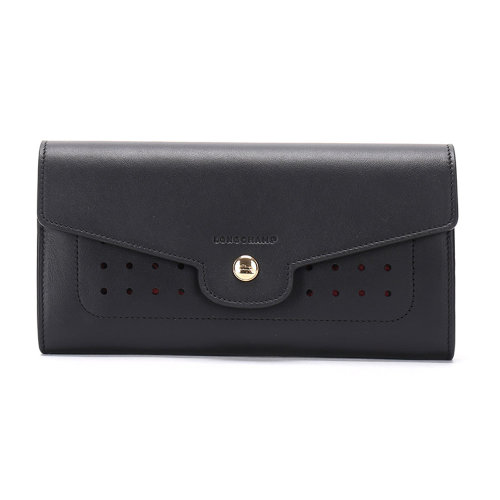 Longchamp/瓏驤 女士MADEMOISELLELONGCHAMP系列牛皮革長款錢包錢夾 3146 883