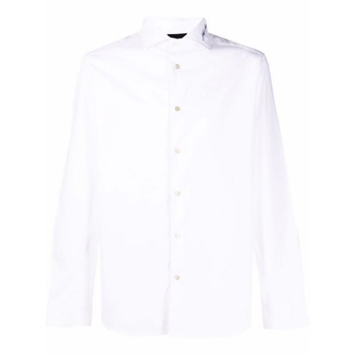  Emporio Armani/安普里奧阿瑪尼 男士白色棉質(zhì)長袖襯衫 6K1CD4 1NB8Z 0100 PLFSX