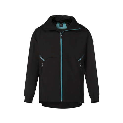 HUGO BOSS/雨果博斯 男士隱藏式連帽夾克上衣外套 50452078