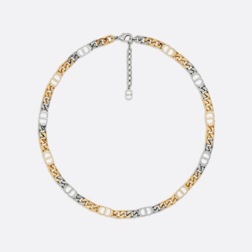  DIOR迪奧 22年秋冬 男士 項(xiàng)鏈 CD Icon 細(xì)鏈環(huán)項(xiàng)鏈 N1973HOMMT_D012