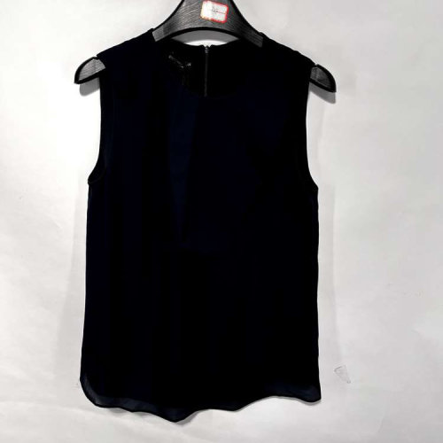 Emporio Armani/安普里奧阿瑪尼 藏藍(lán)色女士無(wú)袖上衣