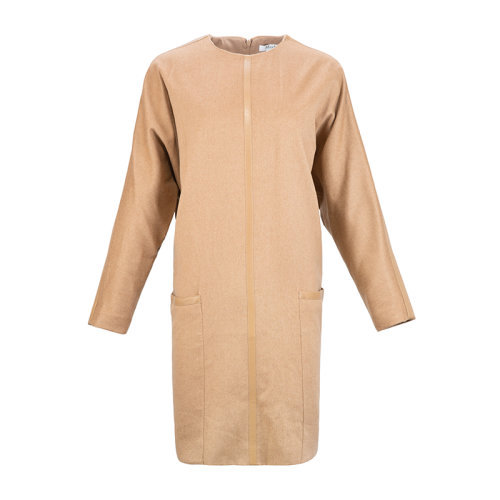 Max mara/Max mara 女裝 服飾 羊毛長袖圓領上衣時尚長款女士連衣裙