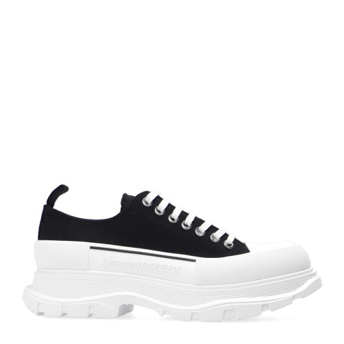 ALEXANDER MCQUEEN 亞歷山大·麥昆 男士 鞋靴 21春夏 厚底系帶圓頭休閑板鞋運動鞋 男士休閑運動鞋