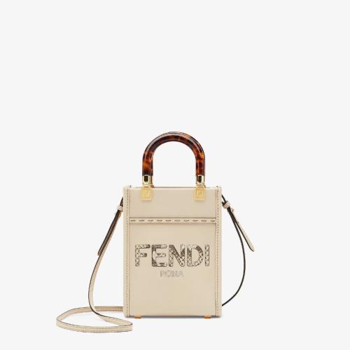  FENDI芬迪 22年秋冬 女士 手提包 Mini Sunshine Shopper 8BS051AHN5F1IN0