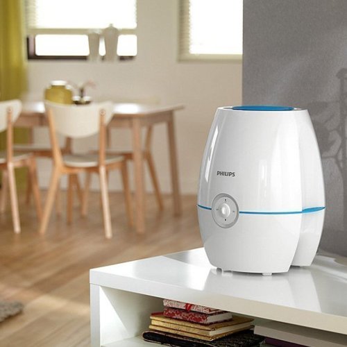 Philips/飛利浦加濕器HU4901納米無霧靜音臥室辦公室家用客廳用4L大容量上加水象牙白HU4901/00-4L大容量