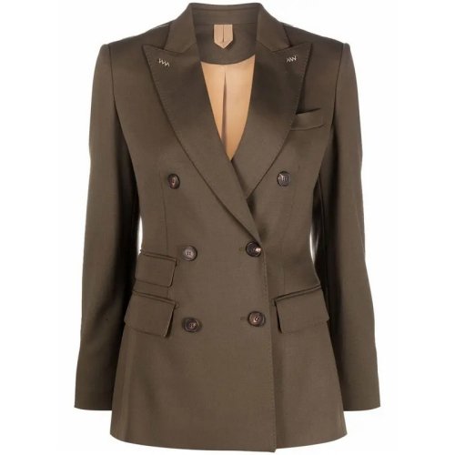  MaxMara/麥絲瑪拉 女士棕色羊毛夾克 10461319600 006 PLFSX