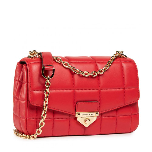 【高圓圓同款】MichaelKor/邁克.科爾斯 MK女包 Soho系列女士短款斜挎包單肩包30F0G1SL3L