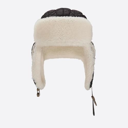  DIOR迪奧 22年秋冬 女士 帽子 Dior Frost 護(hù)耳帽 25PCA940A160_C900